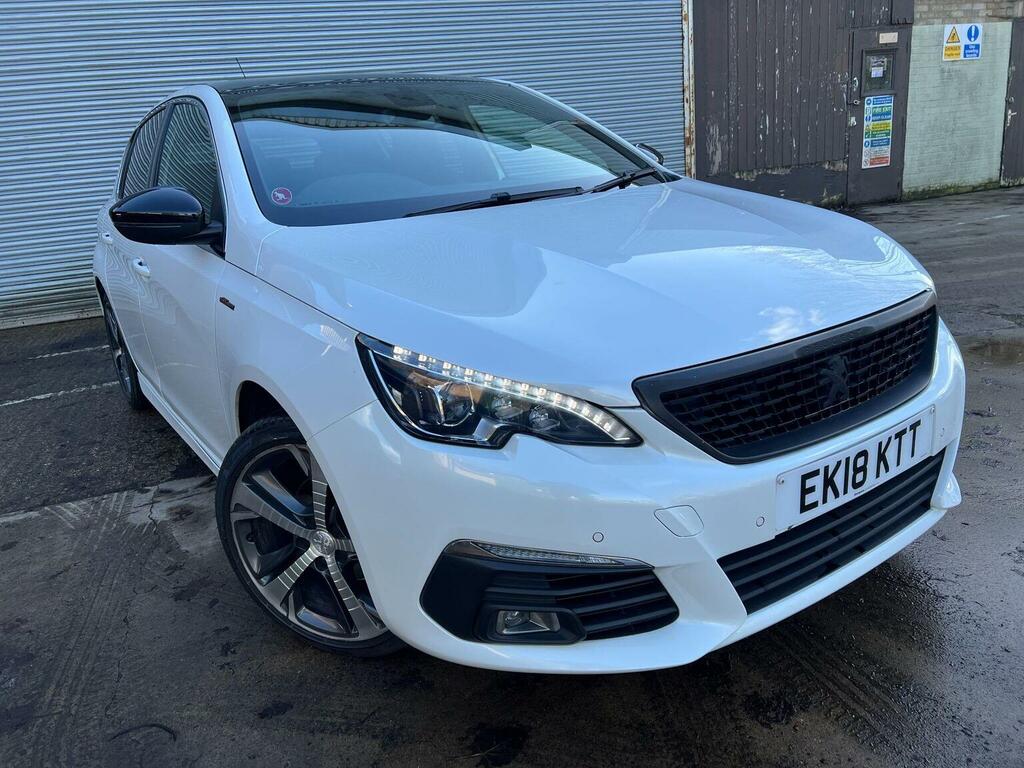 Peugeot 308 Hatchback 1.5 Bluehdi Gt Line Euro 6 Ss 20 EK18KTT White #3