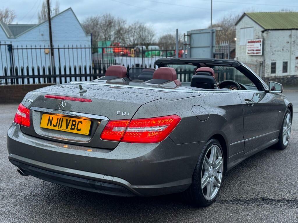 Mercedes-Benz E Class 2.1 E250 Cdi Blueefficiency Sport Cabriolet Euro 5 Grey #2