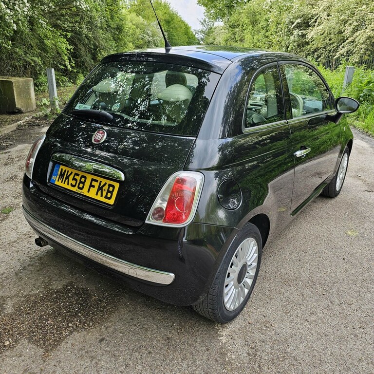 Fiat 500 1.2-Multijet-lounge-3dr Black #4