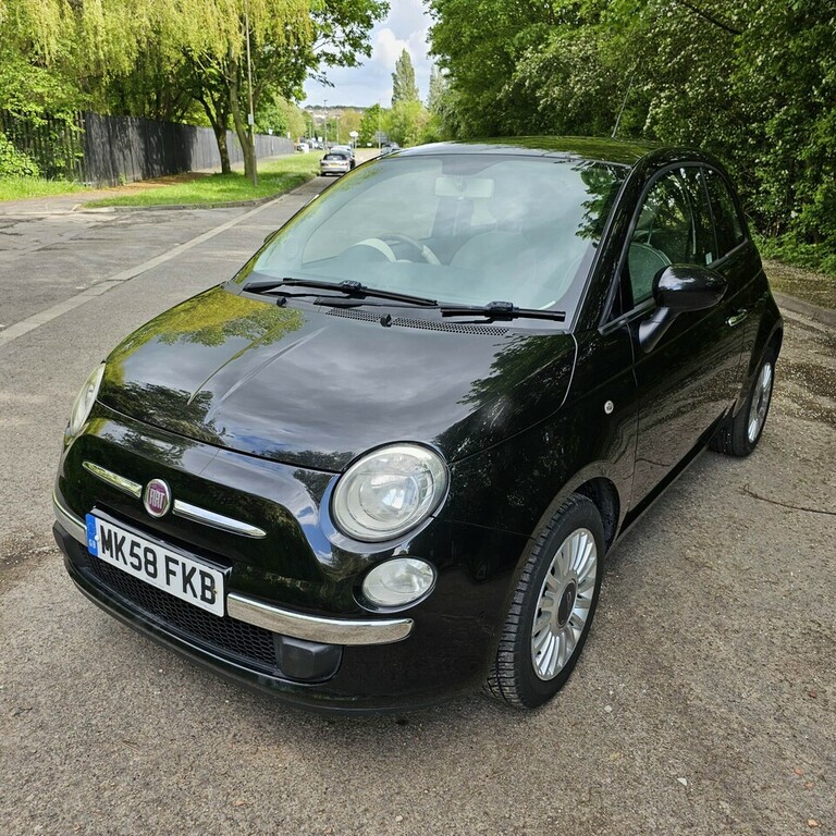 Fiat 500 1.2-Multijet-lounge-3dr Black #2