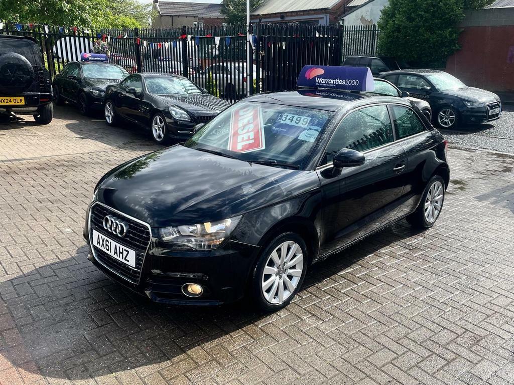 Audi A1 1.6 Tdi Sport Euro 5 S S AX61AHZ Black #3