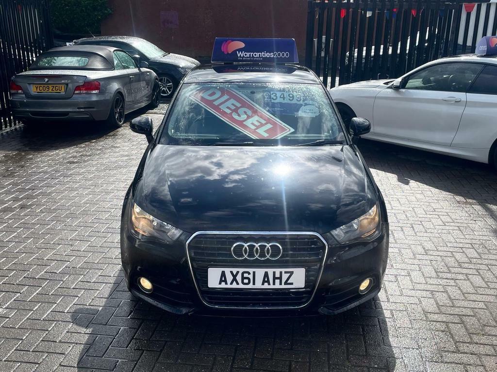 Audi A1 1.6 Tdi Sport Euro 5 S S AX61AHZ Black #2
