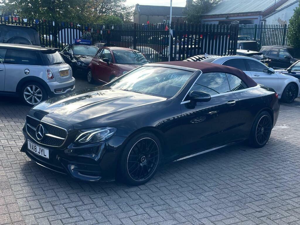 Mercedes-Benz E Class 2.0 E220d Amg Line Premium Cabriolet G-tronic E VA18JYL Black #5
