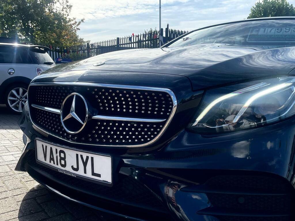 Mercedes-Benz E Class 2.0 E220d Amg Line Premium Cabriolet G-tronic E VA18JYL Black #4