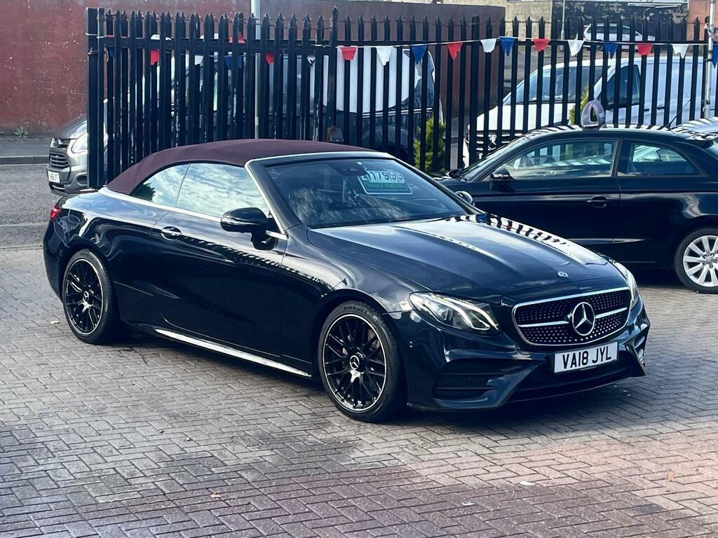 Mercedes-Benz E Class 2.0 E220d Amg Line Premium Cabriolet G-tronic E Black