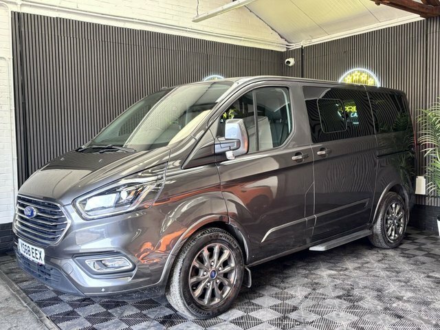 Ford Tourneo Custom 2.0 310 Ecoblue Titanium X Minibus Double Cab YS68EEX Grey #3