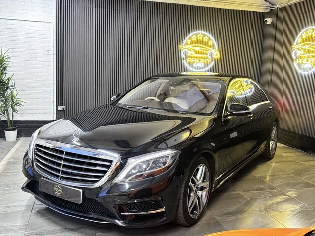 Mercedes-Benz S Class 4.7 S500l V8 Amg Line Saloon G-tronic Black #3