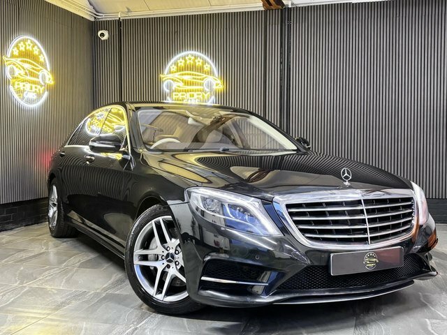 Mercedes-Benz S Class 4.7 S500l V8 Amg Line Saloon G-tronic Black