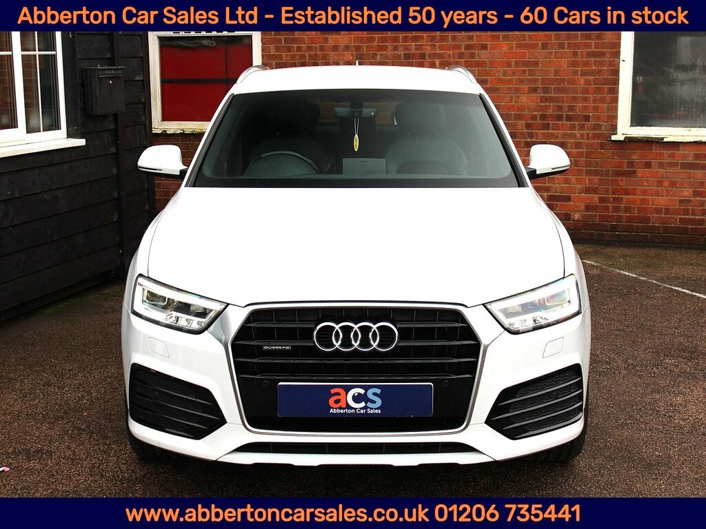 Audi Q3 Tdi S Line Plus LT65HHX White #4