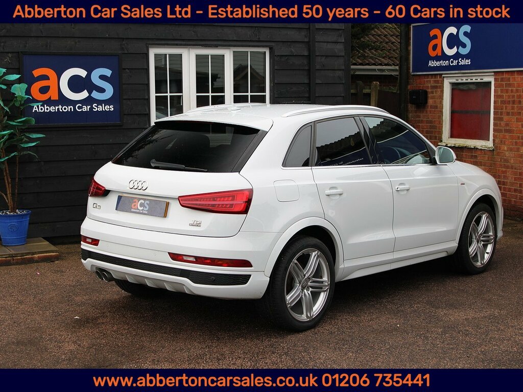 Audi Q3 Tdi S Line Plus LT65HHX White #6