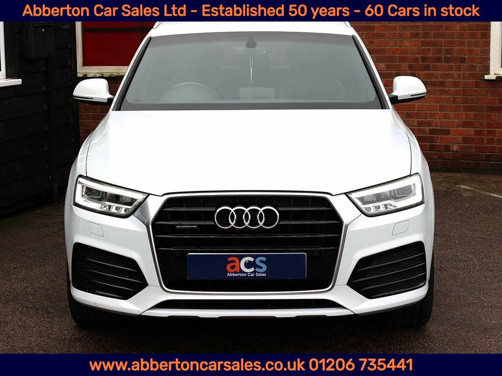 Audi Q3 Tdi S Line Plus LT65HHX White #2