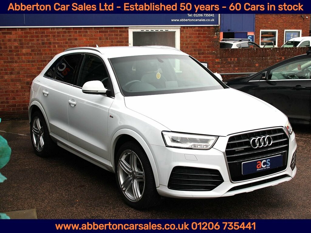Audi Q3 Tdi S Line Plus LT65HHX White #5