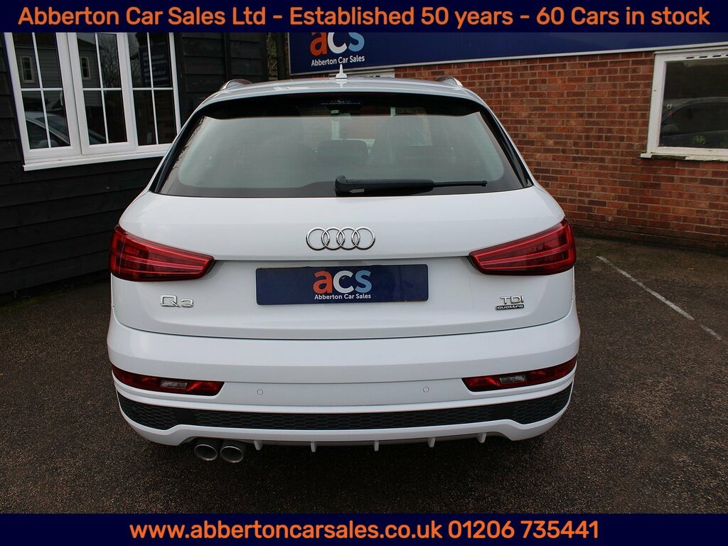Audi Q3 Tdi S Line LM66VNP White #5