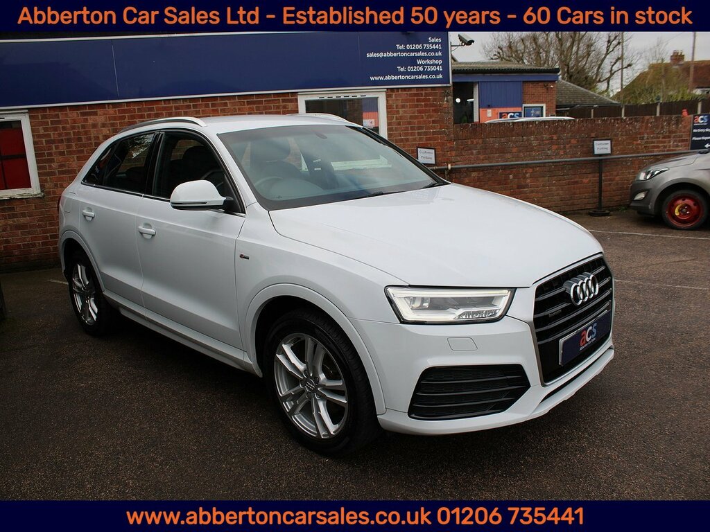 Audi Q3 Tdi S Line LM66VNP White #3
