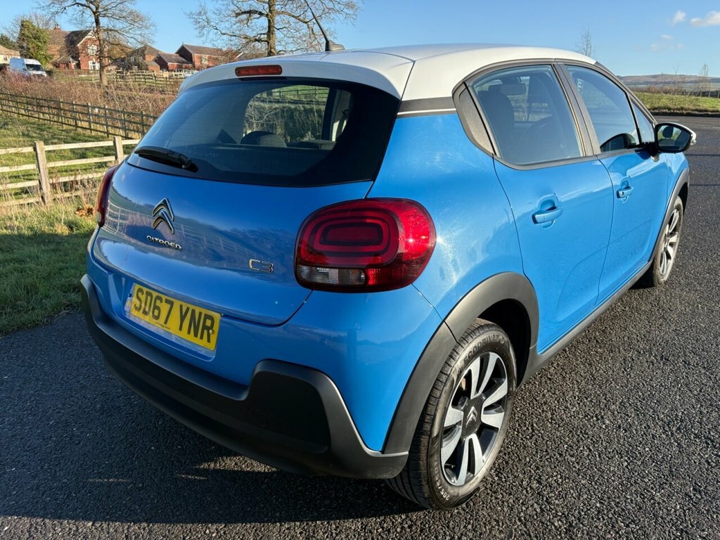 Citroen C3 Hatchback SD67YNR Blue #5