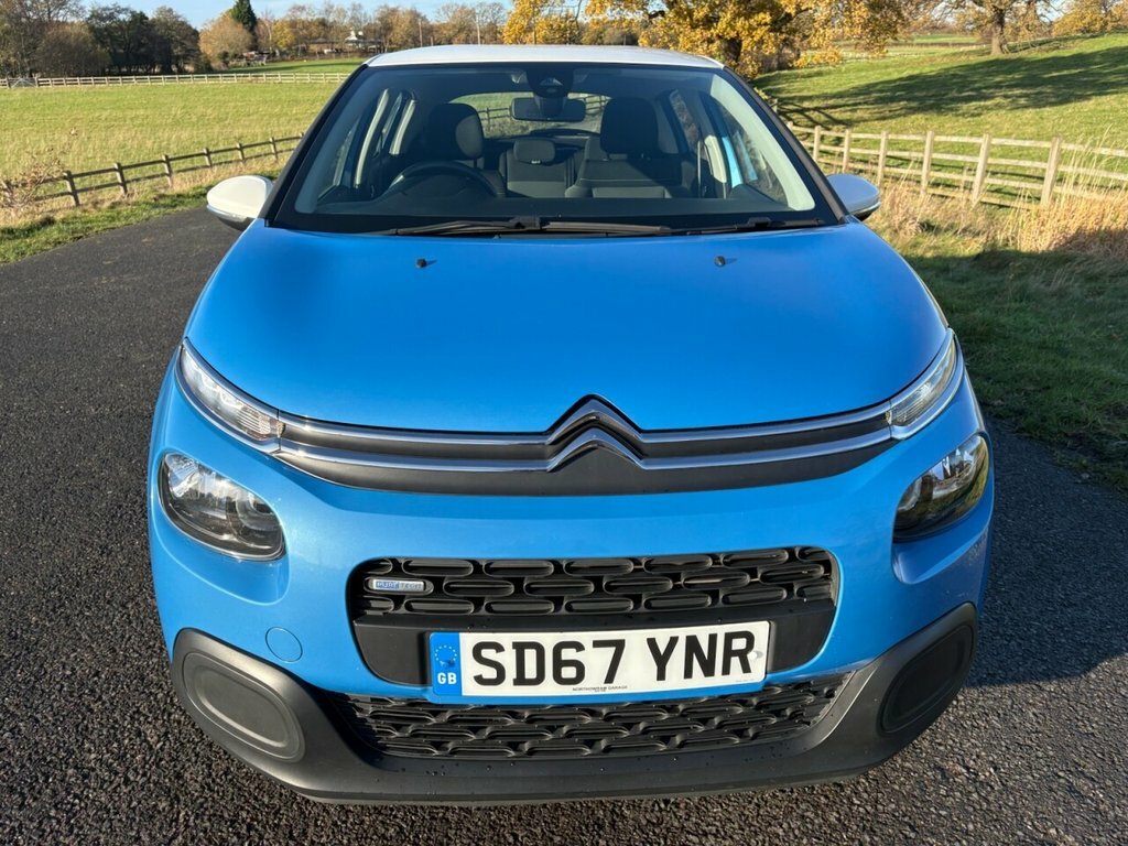 Citroen C3 Hatchback SD67YNR Blue #3