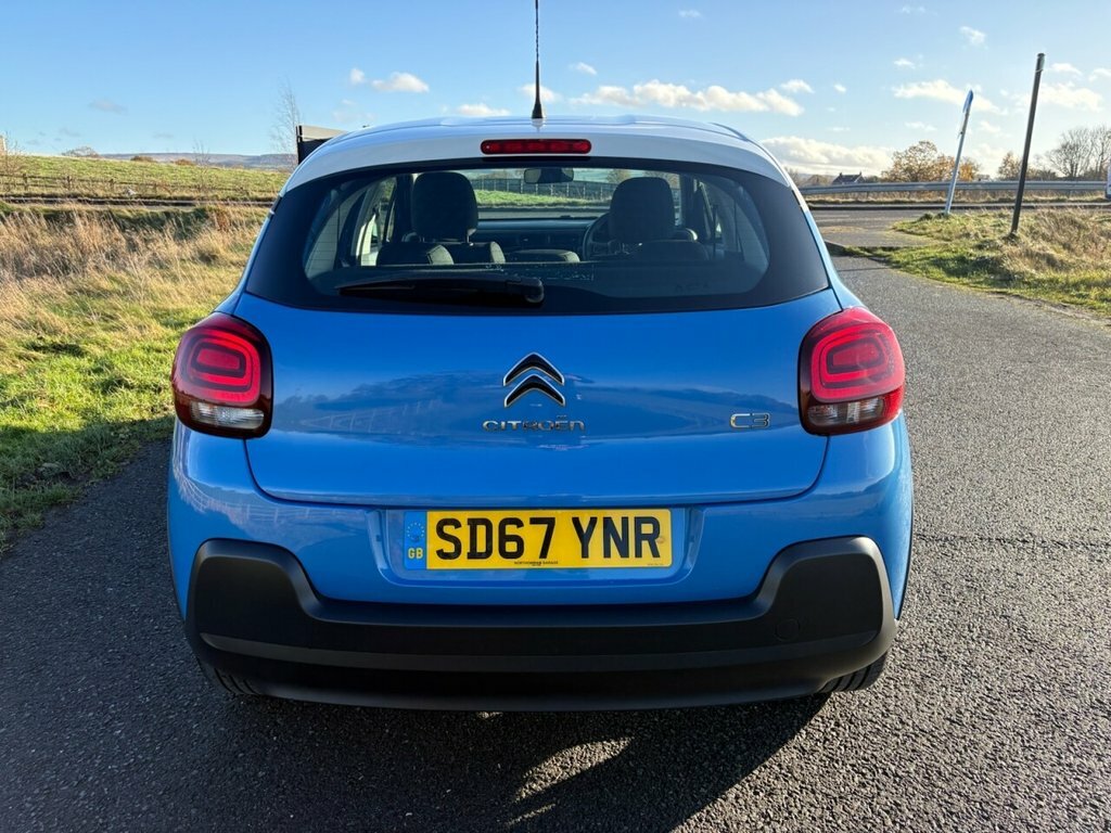 Citroen C3 Hatchback SD67YNR Blue #6