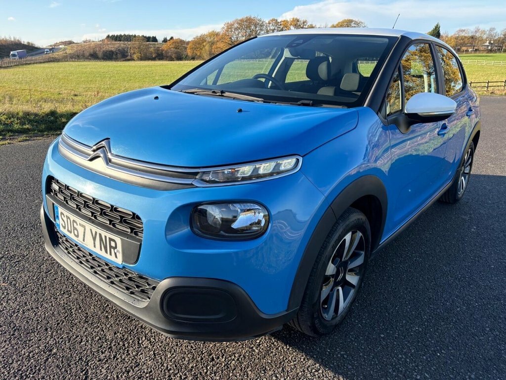 Citroen C3 Hatchback SD67YNR Blue #4