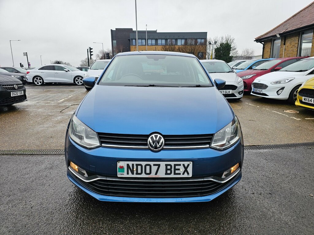Volkswagen Polo 1.2 Tsi Match Edition Hatchback Euro 6 ND07BEX Blue #3