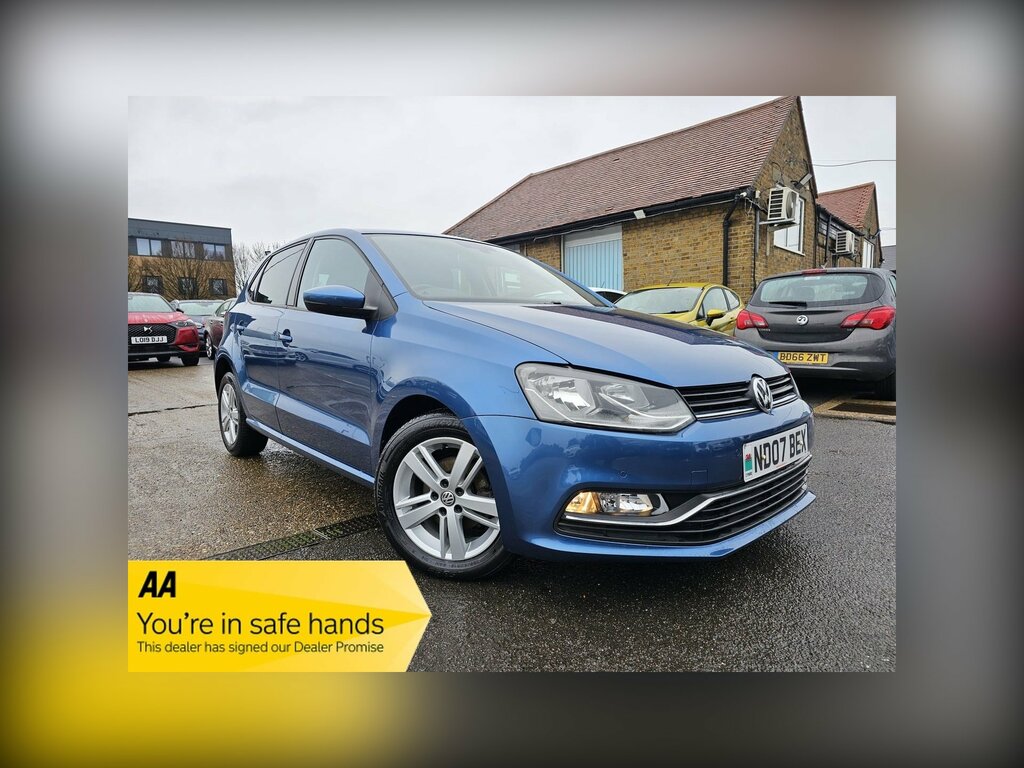 Volkswagen Polo 1.2 Tsi Match Edition Hatchback Euro 6 Blue