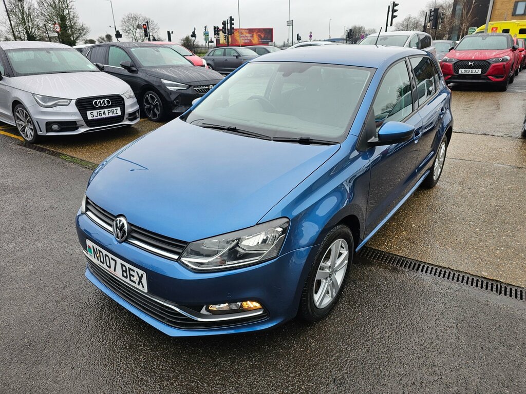 Volkswagen Polo 1.2 Tsi Match Edition Hatchback Euro 6 ND07BEX Blue #6