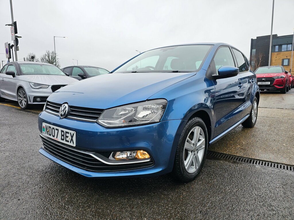 Volkswagen Polo 1.2 Tsi Match Edition Hatchback Euro 6 ND07BEX Blue #5
