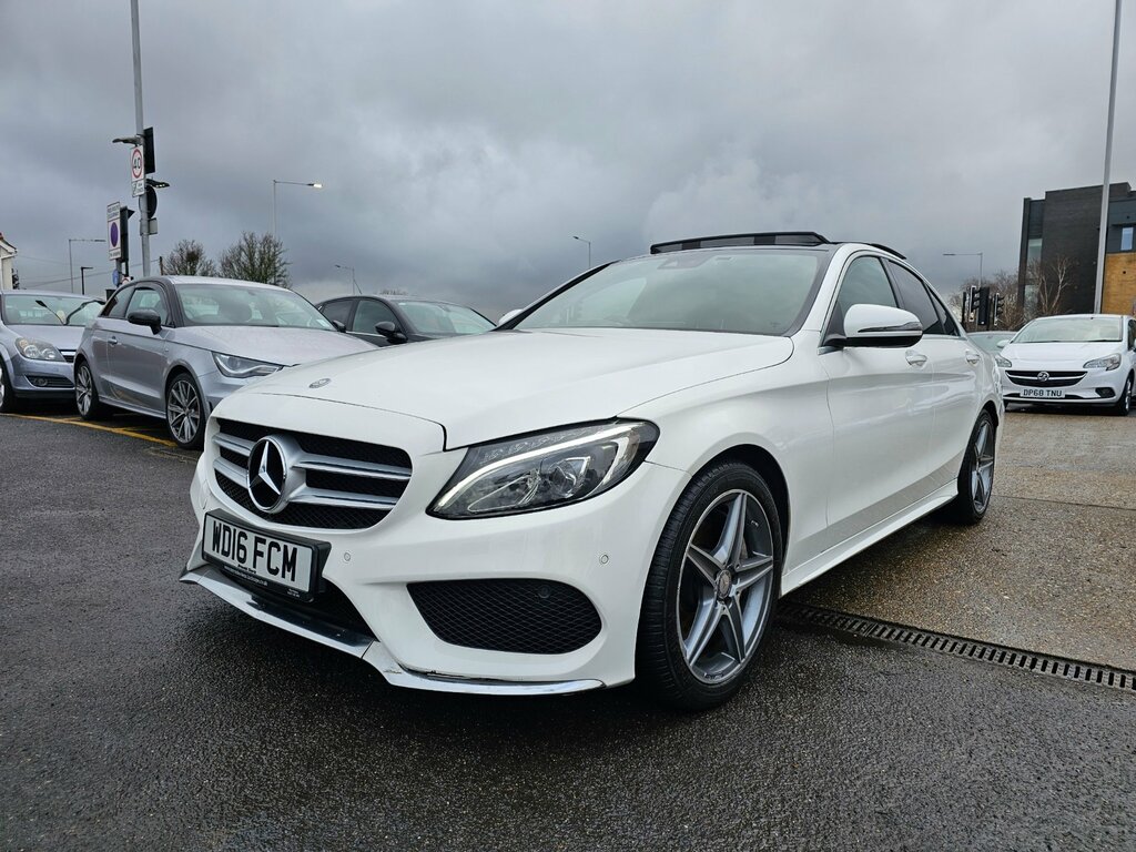 Mercedes-Benz C Class 2.1 C250d Amg Line Premium Plus Saloon Diese WD16FCM White #5