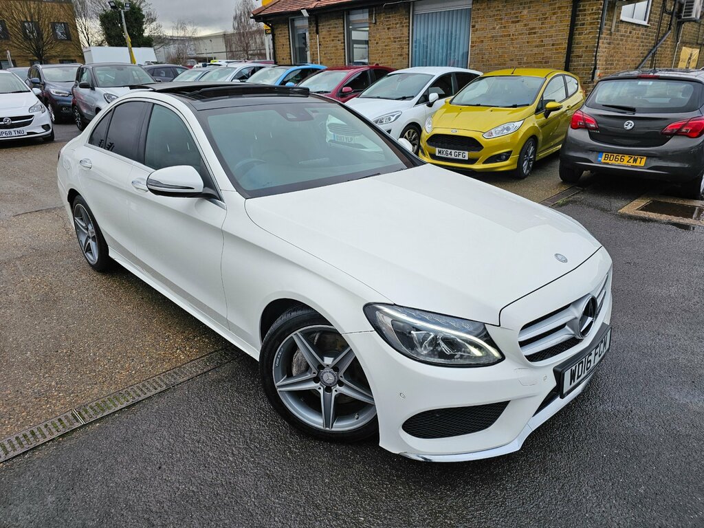 Mercedes-Benz C Class 2.1 C250d Amg Line Premium Plus Saloon Diese WD16FCM White #2