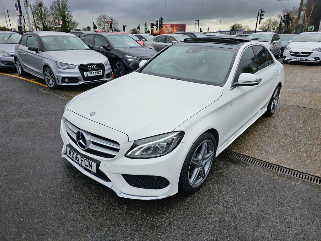 Mercedes-Benz C Class 2.1 C250d Amg Line Premium Plus Saloon Diese WD16FCM White #6