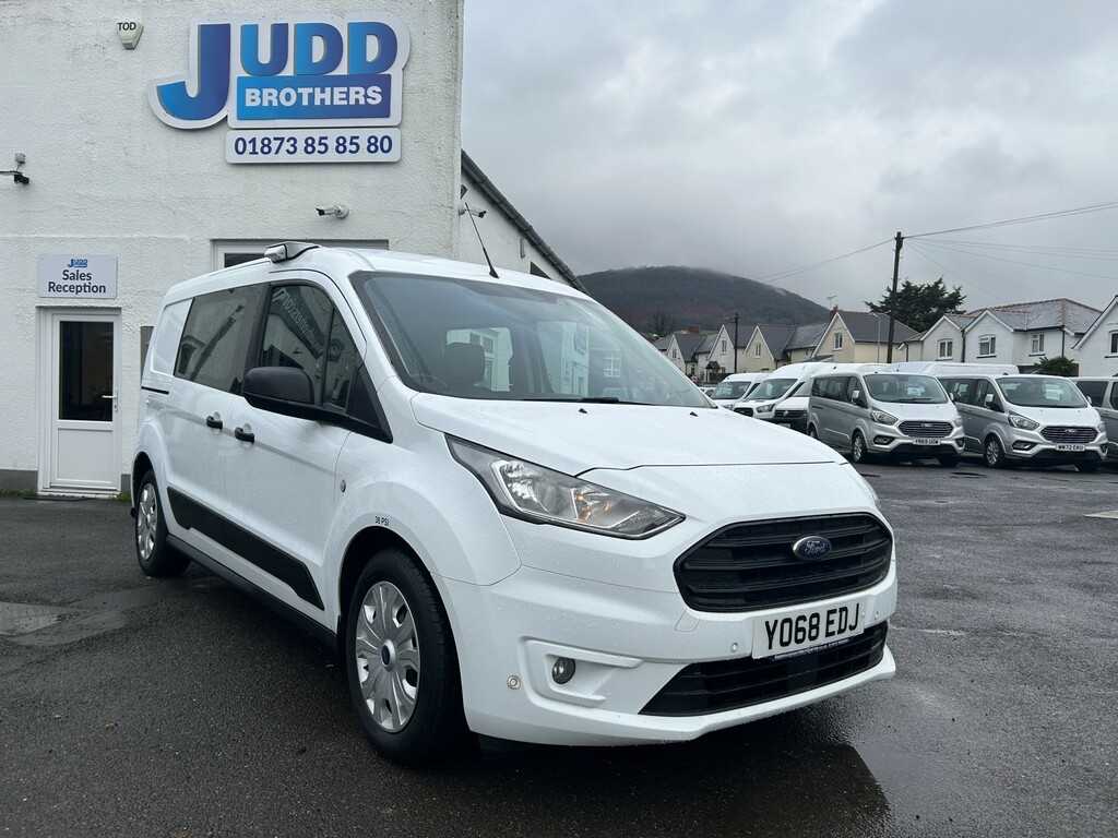Ford Transit Connect Trend D Cab 5 Seater Factory Crew Van L2 H1 Air Co YO68EDJ  #2