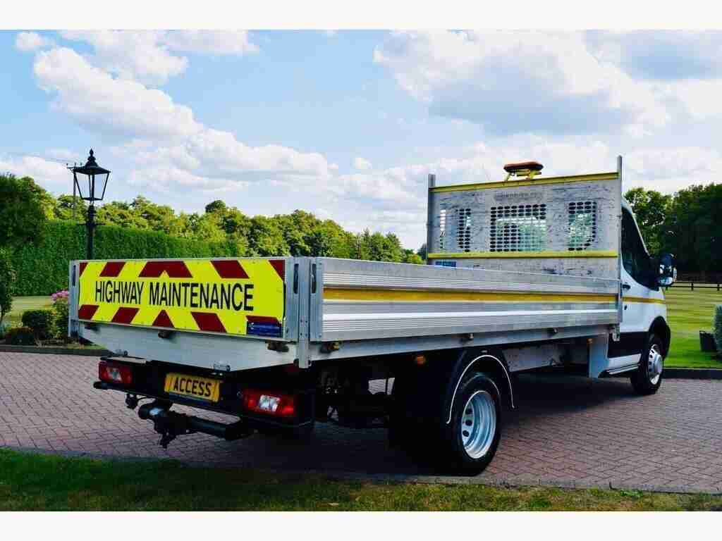 Ford Transit Custom Dropside 2.0 350 Leader Rwd WR72ATY White #2