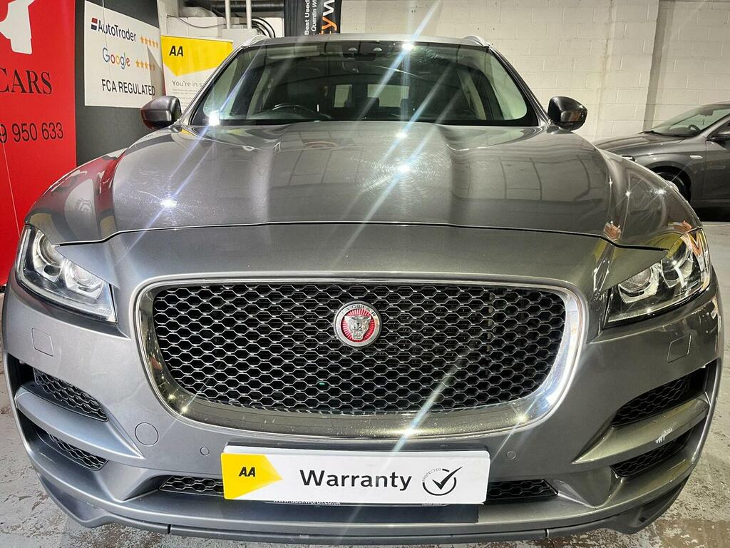 Jaguar F-Pace Suv 2.0 D240 Portfolio Awd Euro 6 Ss OV19TNO Grey #3