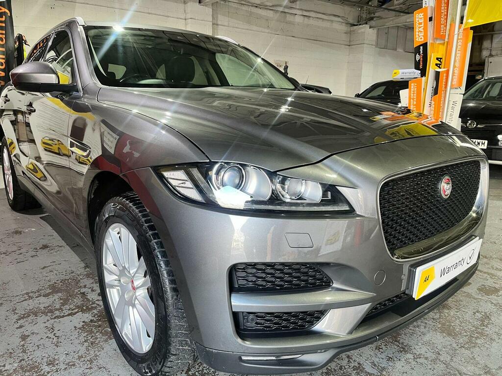 Jaguar F-Pace Suv 2.0 D240 Portfolio Awd Euro 6 Ss OV19TNO Grey #4