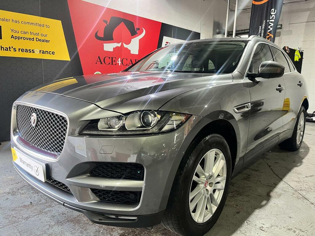 Jaguar F-Pace Suv 2.0 D240 Portfolio Awd Euro 6 Ss OV19TNO Grey #2