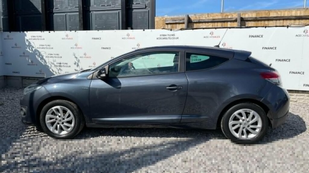 Renault Megane Coupe 1.5 Dci Limited Nav Euro 6 Ss 20161 DV16XOO Grey #3
