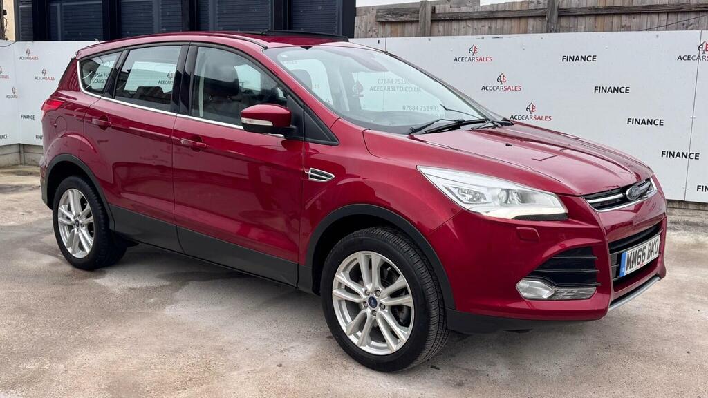 Ford Kuga Suv 2.0 Tdci Titanium X Sport Awd Euro 6 Ss MM66BKO Red #2