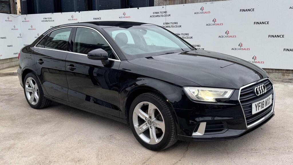 Audi A3 Saloon 1.0 Tfsi Sport Euro 6 Ss 201818 YF18WXX Black #2