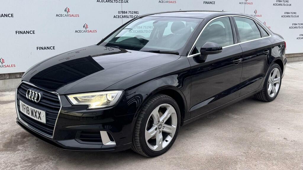 Audi A3 Saloon 1.0 Tfsi Sport Euro 6 Ss 201818 YF18WXX Black #4