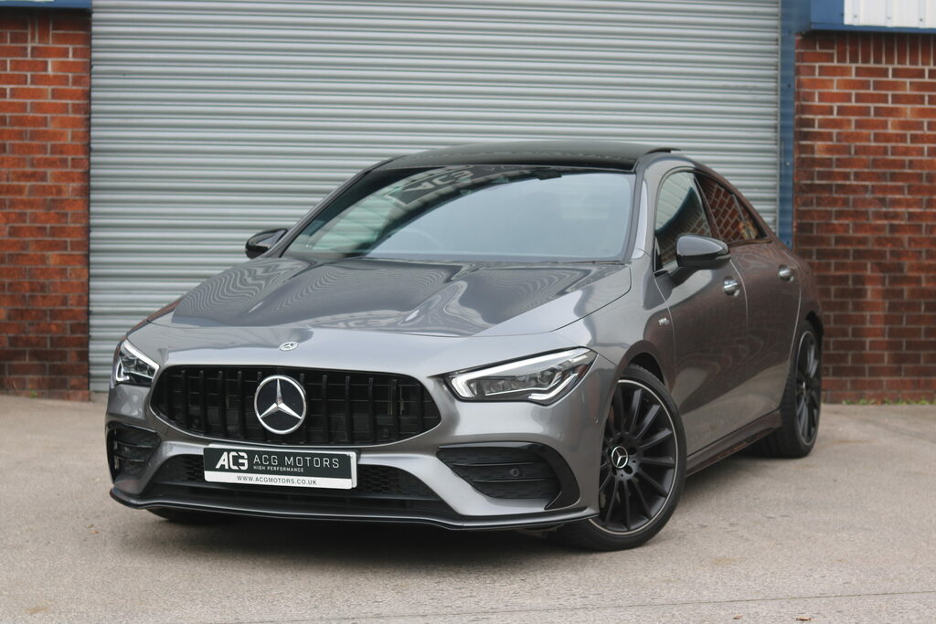 Mercedes-Benz CLA Class 2.0 Cla35 Amg Premium Plus Coupe 7G-dct 4Matic E Grey #5