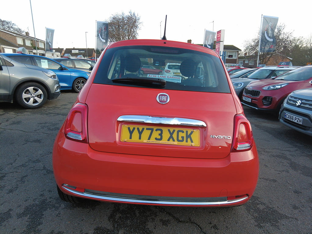 Fiat 500 Mhev Orange #4