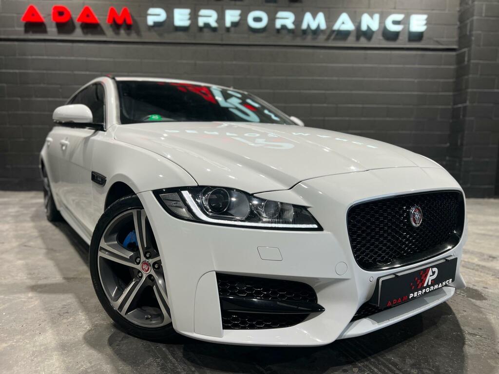 Jaguar XF 2.0D R-sport Sportbrake Euro 6 Ss White #4