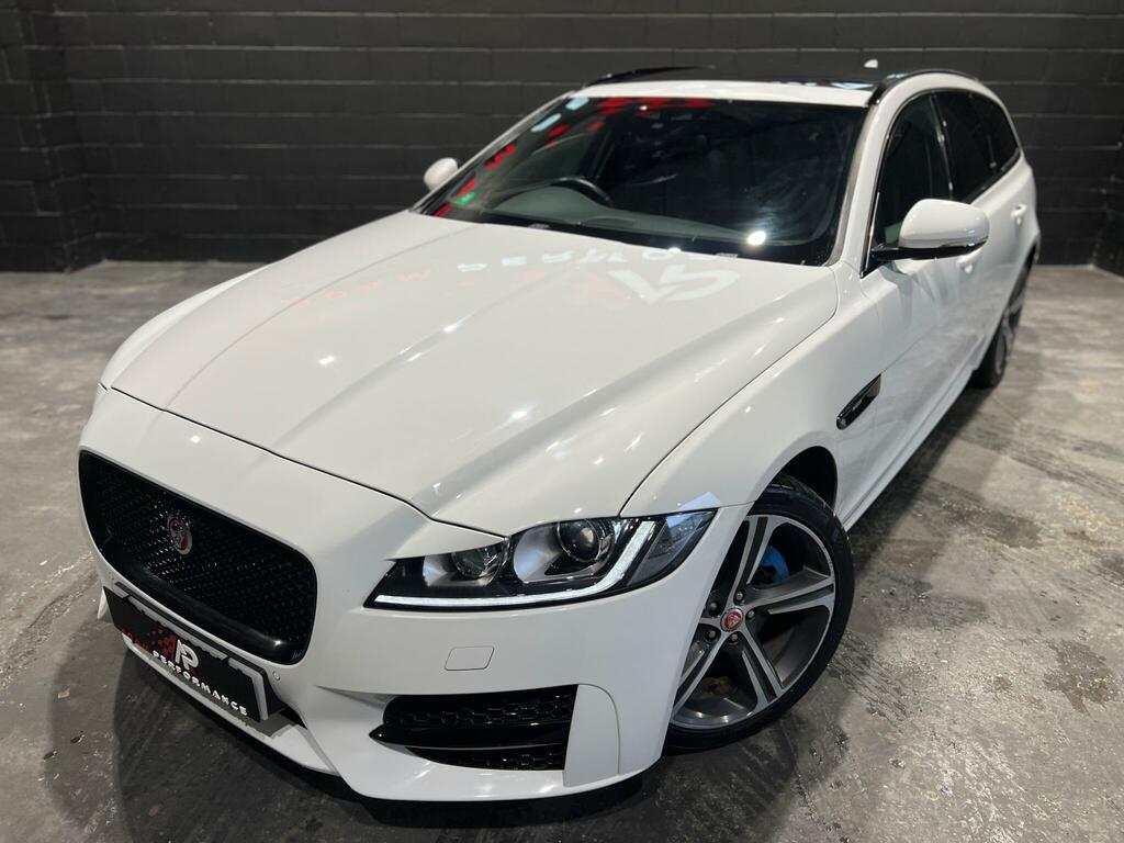 Jaguar XF 2.0D R-sport Sportbrake Euro 6 Ss White #6