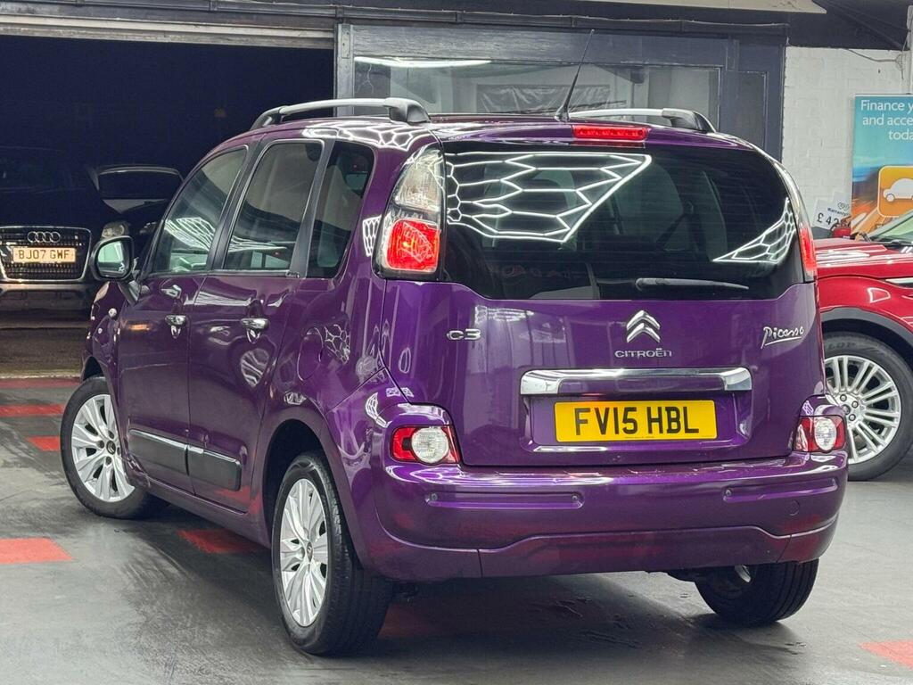 Citroen C3 Picasso Mpv 1.6 Hdi Exclusive Euro 5 201515 FV15HBL Purple #5
