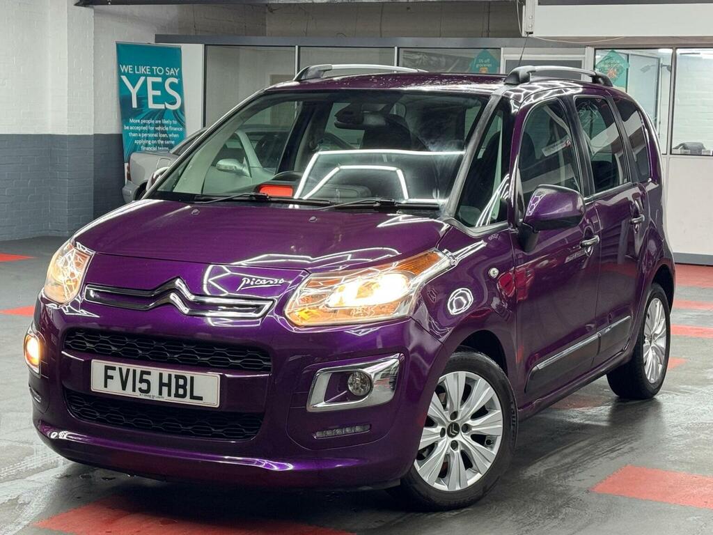 Citroen C3 Picasso Mpv 1.6 Hdi Exclusive Euro 5 201515 FV15HBL Purple #3