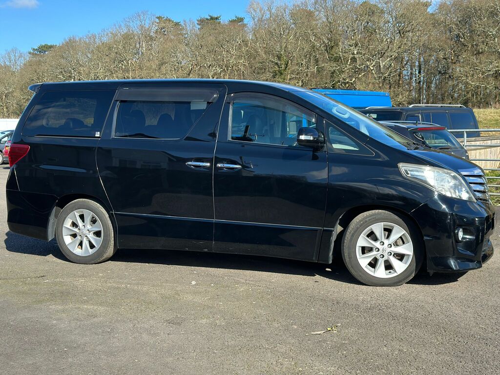 Toyota Alphard Mpv Black #3