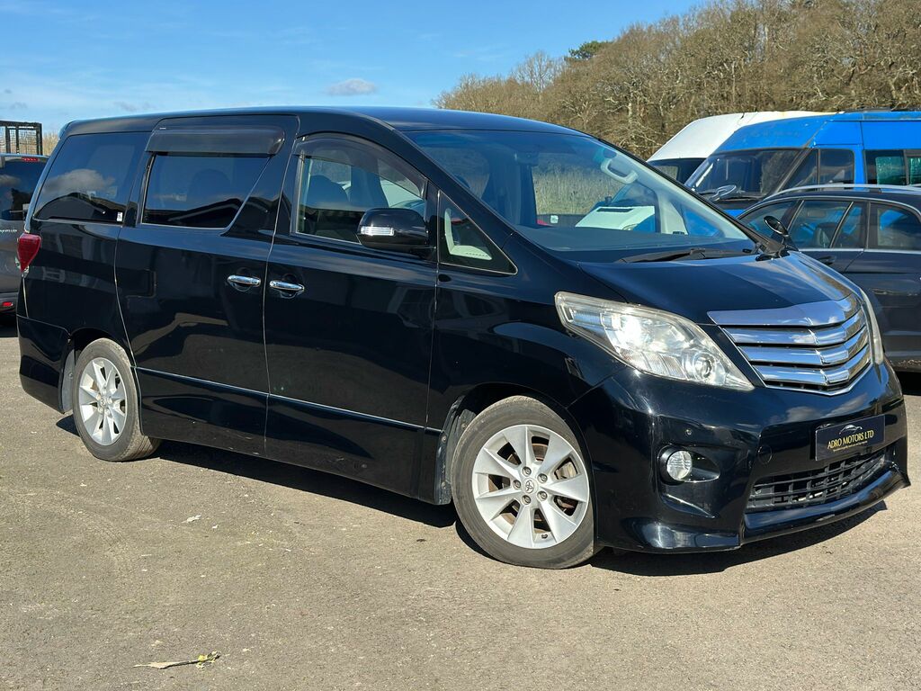 Toyota Alphard Mpv Black #2