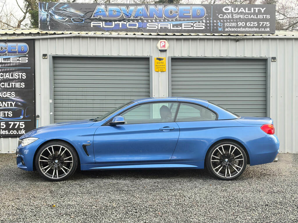 BMW 4 Series 420D 190 M Sport Professional Media YE65DCU Blue #4