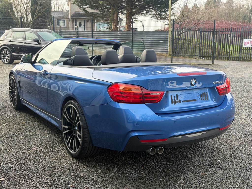 BMW 4 Series 420D 190 M Sport Professional Media YE65DCU Blue #5