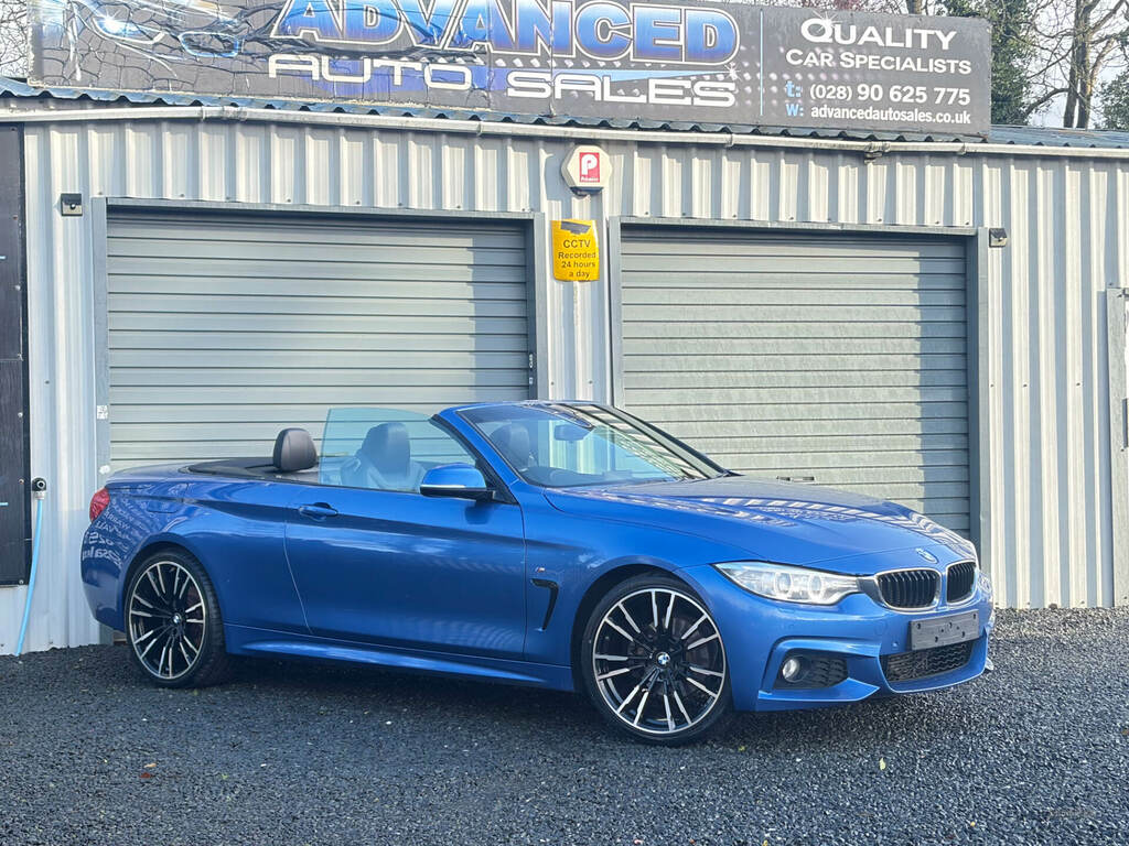 BMW 4 Series 420D 190 M Sport Professional Media Blue