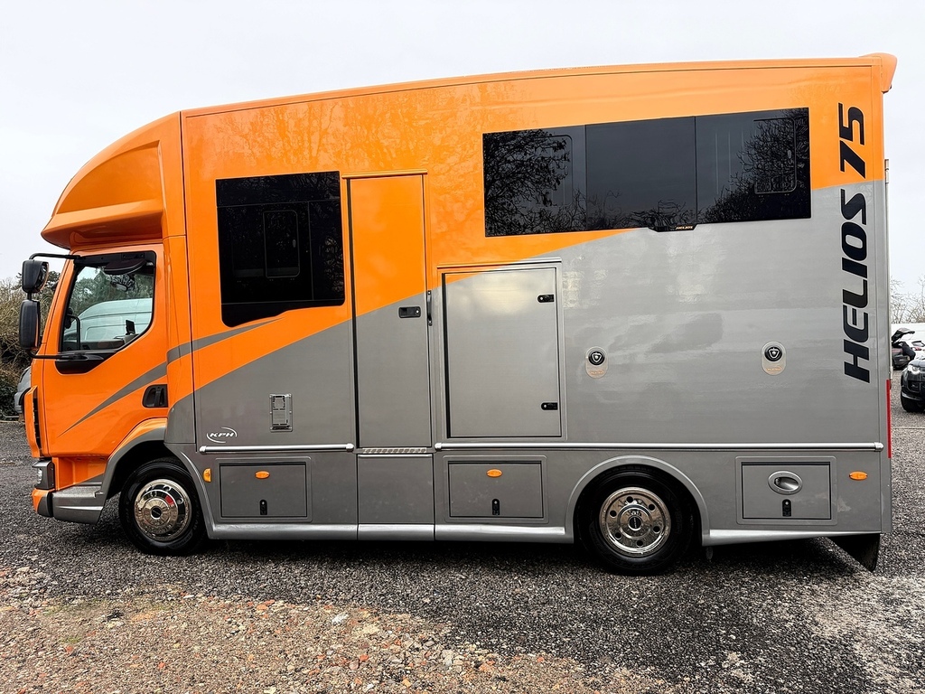 DAF All Models Kevin Parker Horse Box Lorry PN73FWO Orange #4